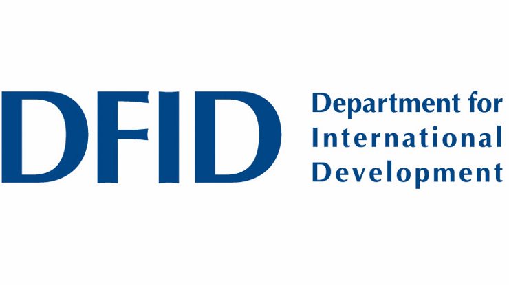 The logo of the Department for International Development (DFID)